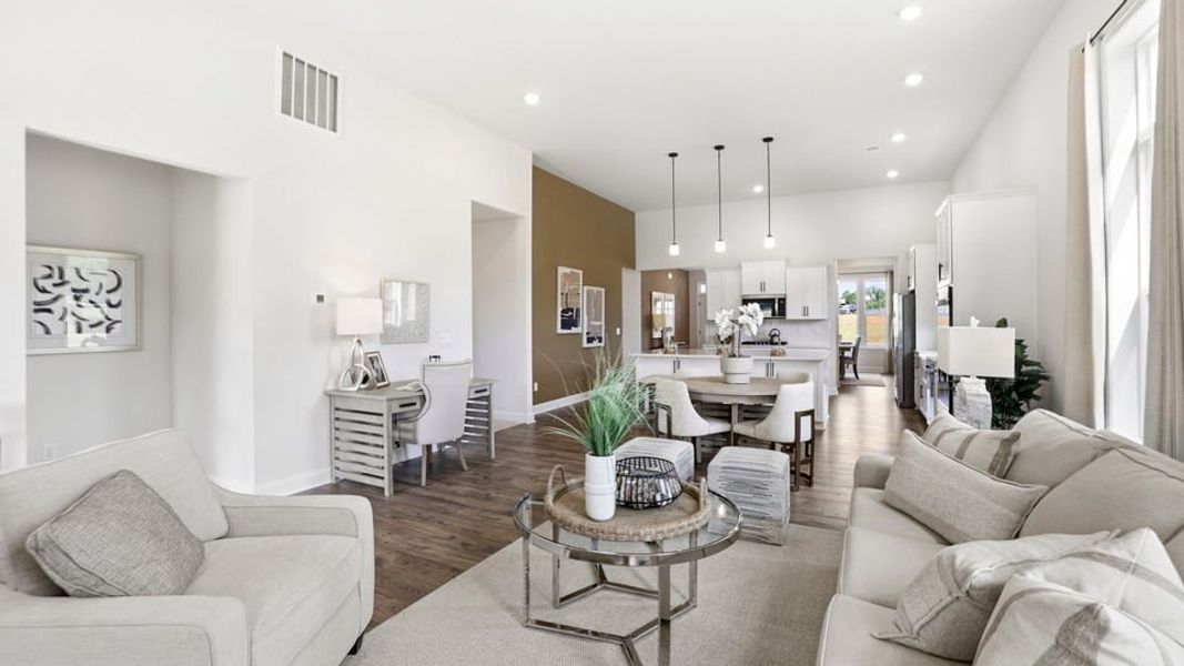 Furnished interior in a model home at Rutledge Estates in Woodruff (Image 7).