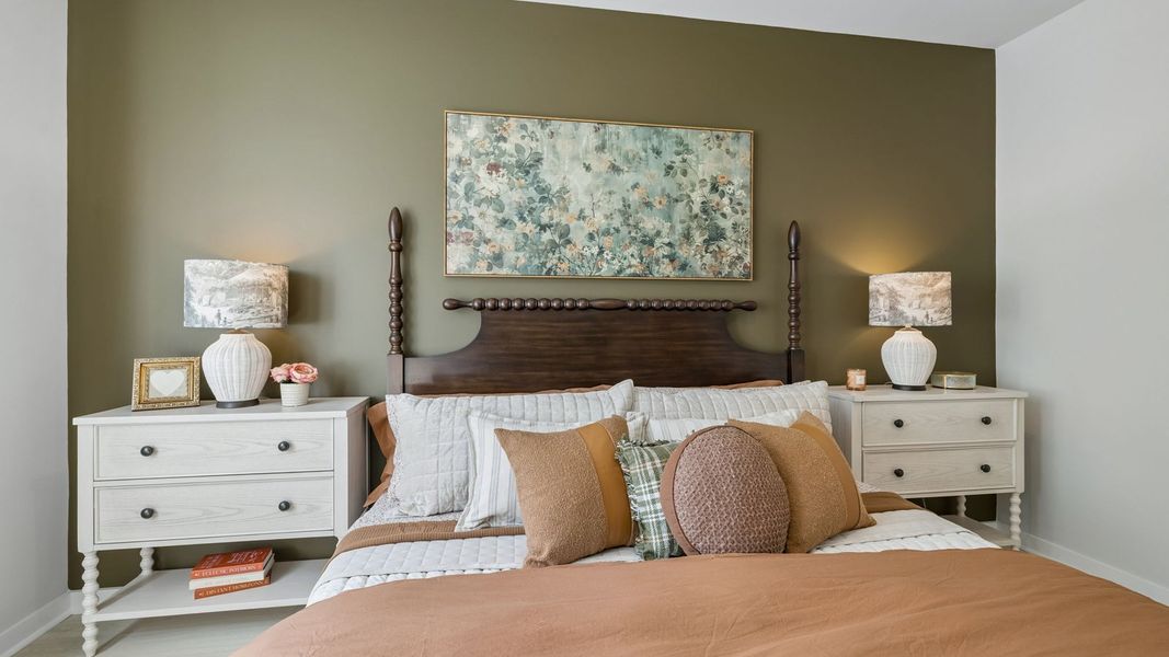 Furnished interior in a model home at Reserve at Hickory Ridge in Columbia (Image 47).