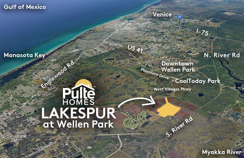 Ideal Wellen Park Location Nearby Your New Construction Home.