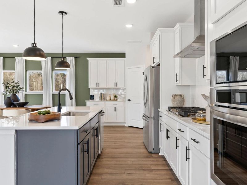 Furnished interior in a model home at Cedar Farms in Winder (Image 9). Furnished interior in a model home at Cedar Farms in Winder (Image 9).