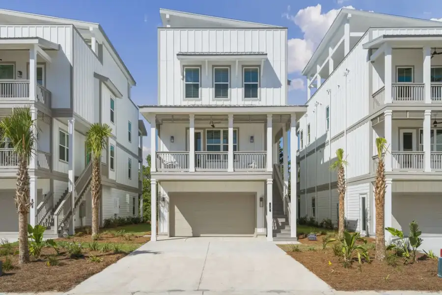 Front exterior of a home in the Twin Palms community, located in Inlet Beach, FL (Image 3).