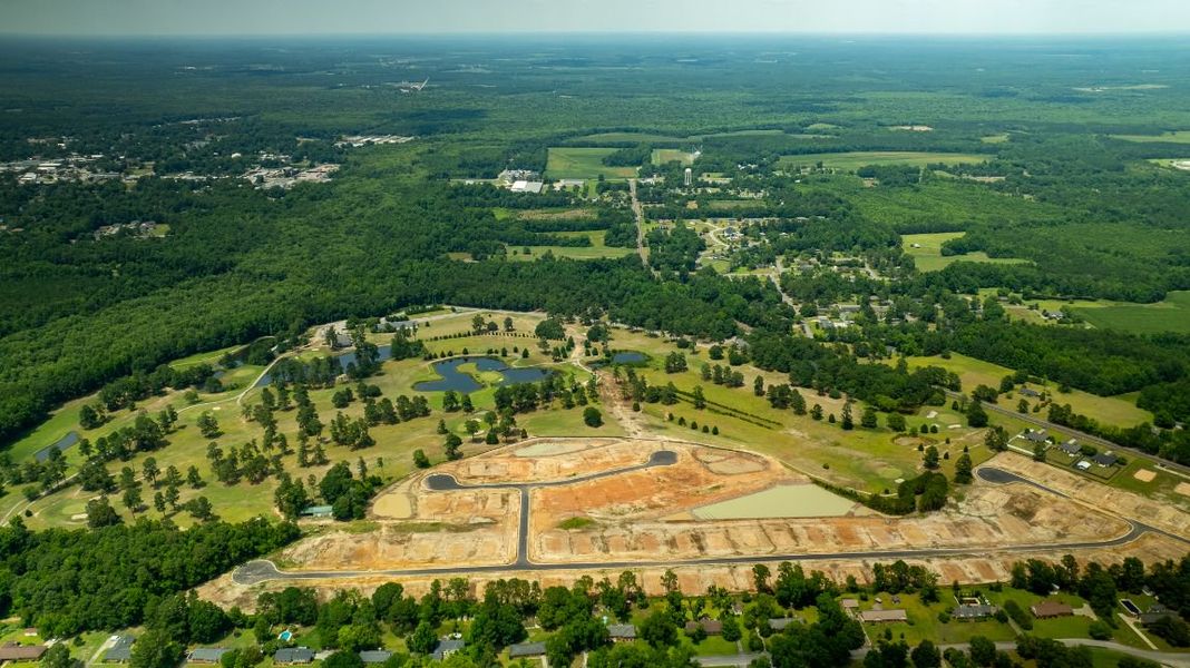 Site preparation and early development at Huggins Hill in Manning, SC (Image 22).