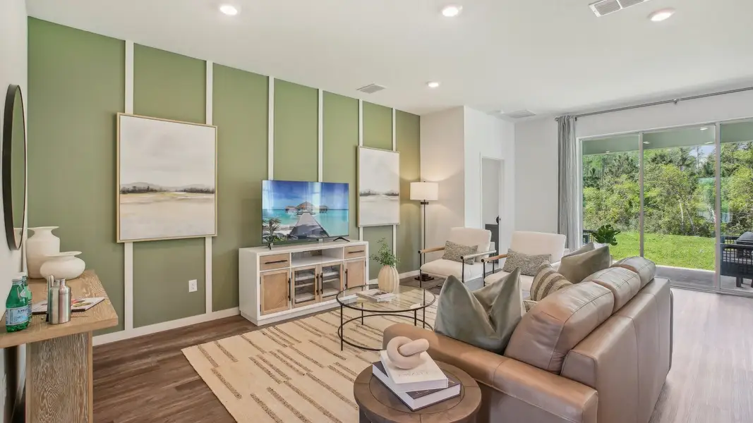 Furnished interior in a model home at Hammock at Two Rivers in Zephyrhills (Image 2). Furnished interior in a model home at Hammock at Two Rivers in Zephyrhills (Image 2).