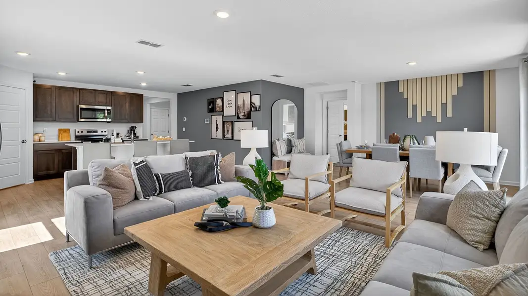 Furnished interior in a model home at The Arbors in Jacksonville (Image 7).