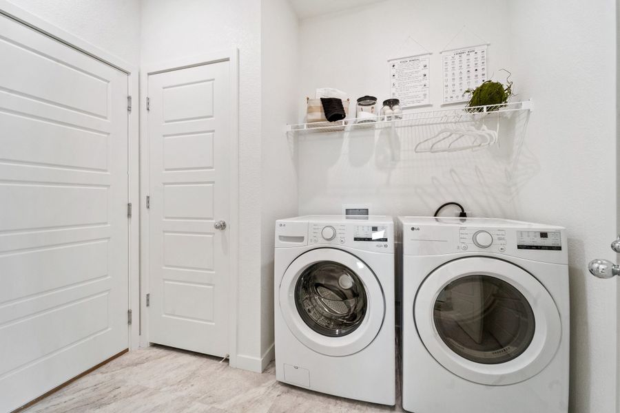 Hudson Model Home Somerset - Laundry Room