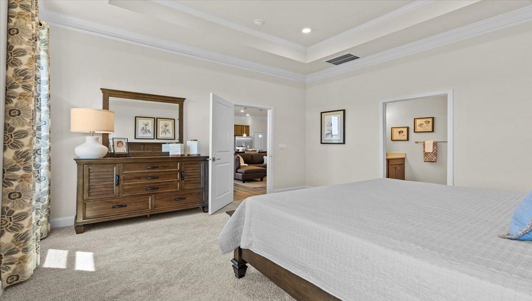 Furnished interior in a model home at The Villas at Pine Valley in Boiling Springs (Image 19). Furnished interior in a model home at The Villas at Pine Valley in Boiling Springs (Image 19).