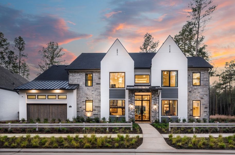 Front exterior of a home in the Two Step Farm community, located in Montgomery, TX (Image 2).
