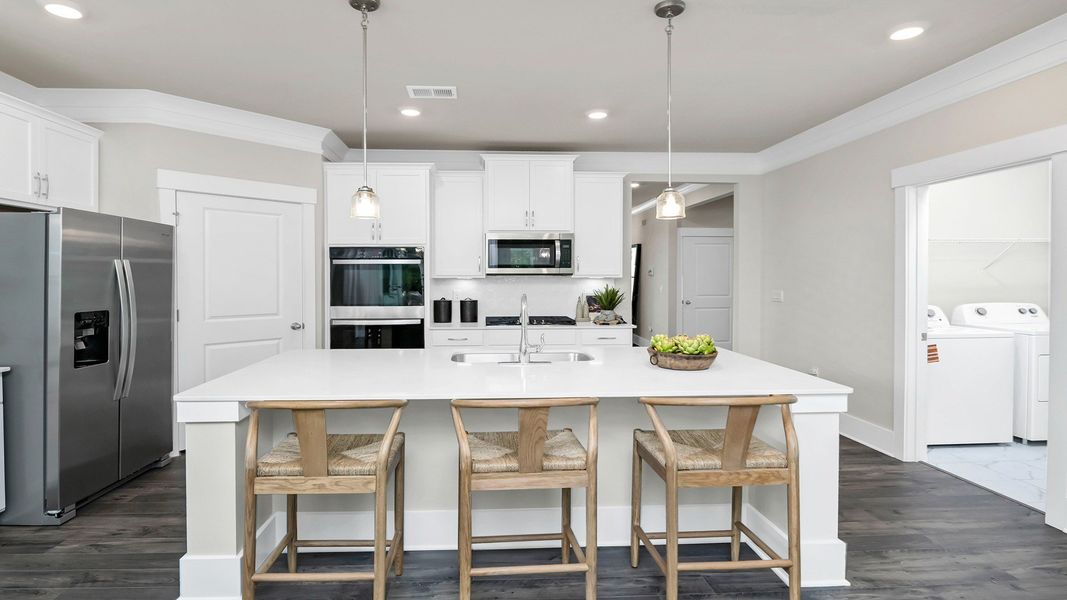 Furnished interior in a model home at Cross Creek in Lexington (Image 15). Furnished interior in a model home at Cross Creek in Lexington (Image 15).