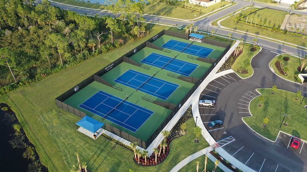 Timbers Everlands Aerial Amenity Tennis 1of2