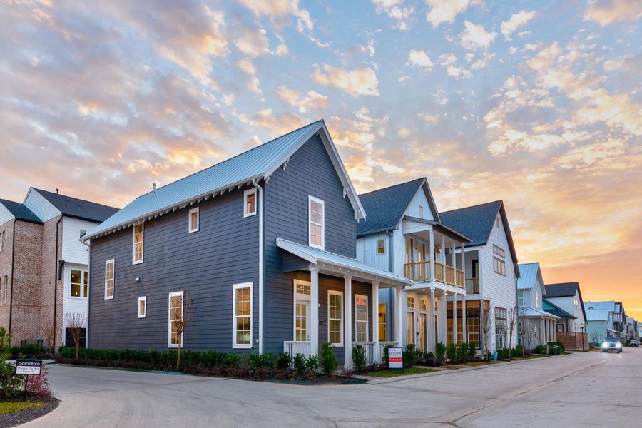 Front exterior of a home in the Kolbe Farms community, located in Houston, TX (Image 19).