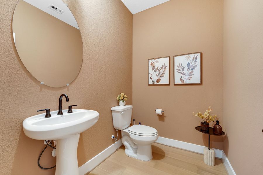 Furnished interior in a model home at Creekhaven in Iowa Colony (Image 23).