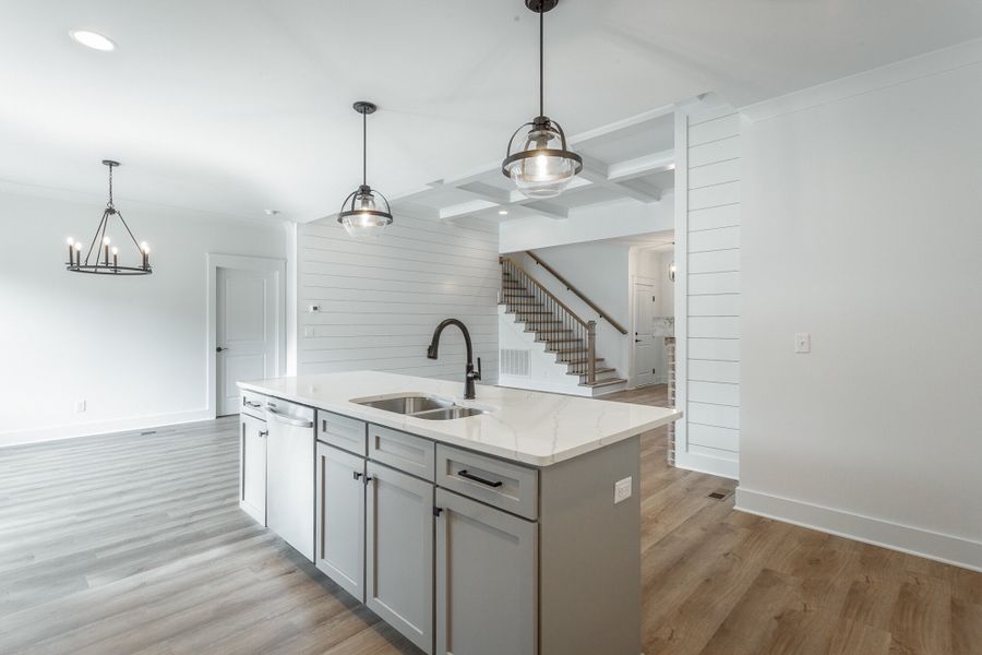 Furnished interior in a model home at Creekside in Cleveland (Image 27).