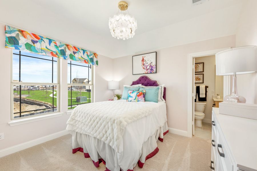 Secondary Bedroom. Bloomfield Homes - New Homes in Dallas Fort Worth, Texas