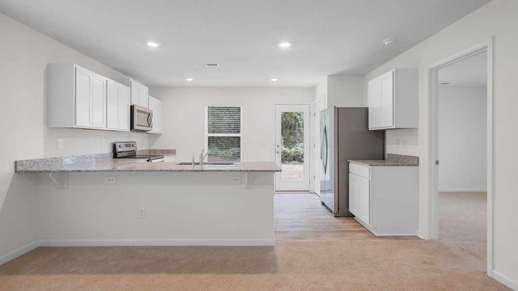 Furnished interior in a model home at Lake Terrace in LaFayette (Image 7).