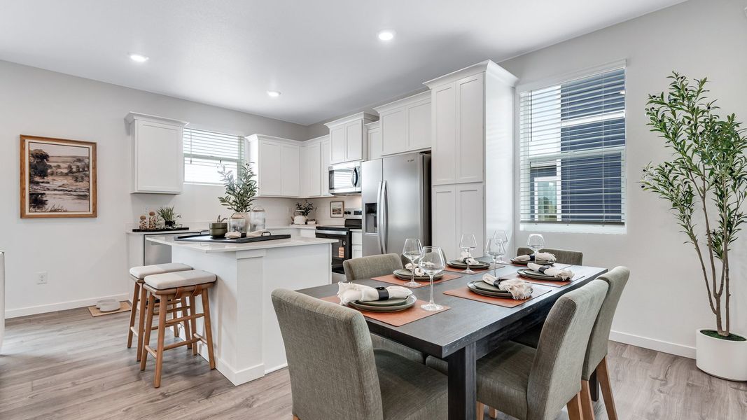 Furnished interior in a model home at The Ridge at Lorson Ranch in Colorado Springs (Image 10).