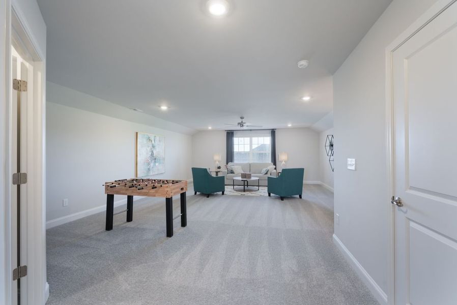 Furnished interior in a model home at McNeely Farms in Mount Ulla (Image 23).