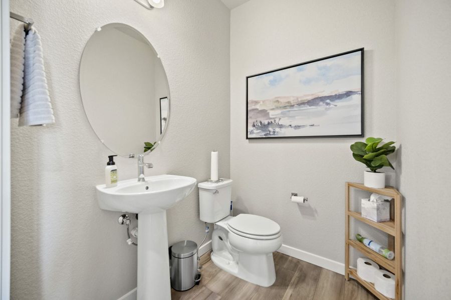 Furnished interior in a model home at Aspen Meadows – Townhomes in Colorado Springs (Image 10). Furnished interior in a model home at Aspen Meadows – Townhomes in Colorado Springs (Image 10).