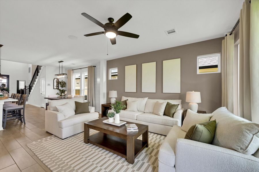 Furnished interior in a model home at La Segarra 40' in Brookshire (Image 28). Furnished interior in a model home at La Segarra 40' in Brookshire (Image 28).