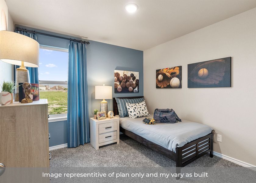 Furnished interior in a model home at Ranch View in Corpus Christi (Image 23).