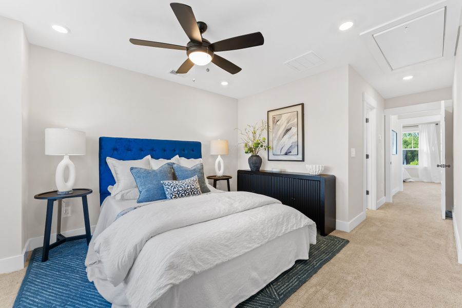 Furnished interior in a model home at The Junction in Greer (Image 12).
