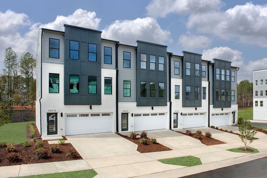 Front exterior of a home in the Raven Ridge Place community, located in Raleigh, NC (Image 1).