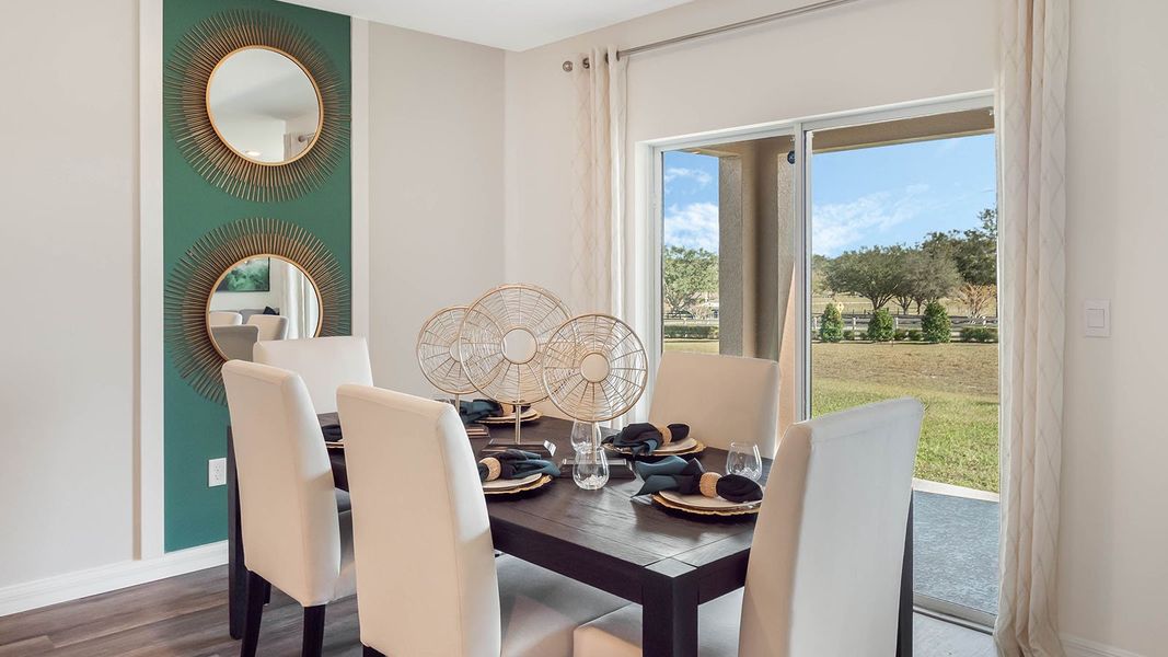 Furnished interior in a model home at Timberwalk in Mount Dora (Image 38).