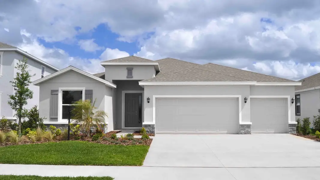 Front exterior of a home in the Rye Crossing community, located in Parrish, FL (Image 21).