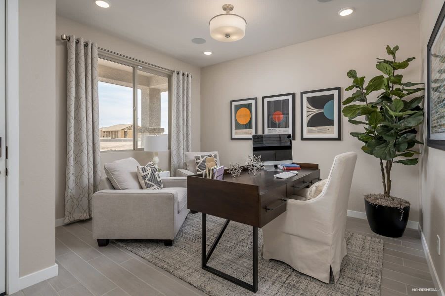 Study Room - Antelope at Sunset Farms in Tolleson, Arizona | Landsea Homes