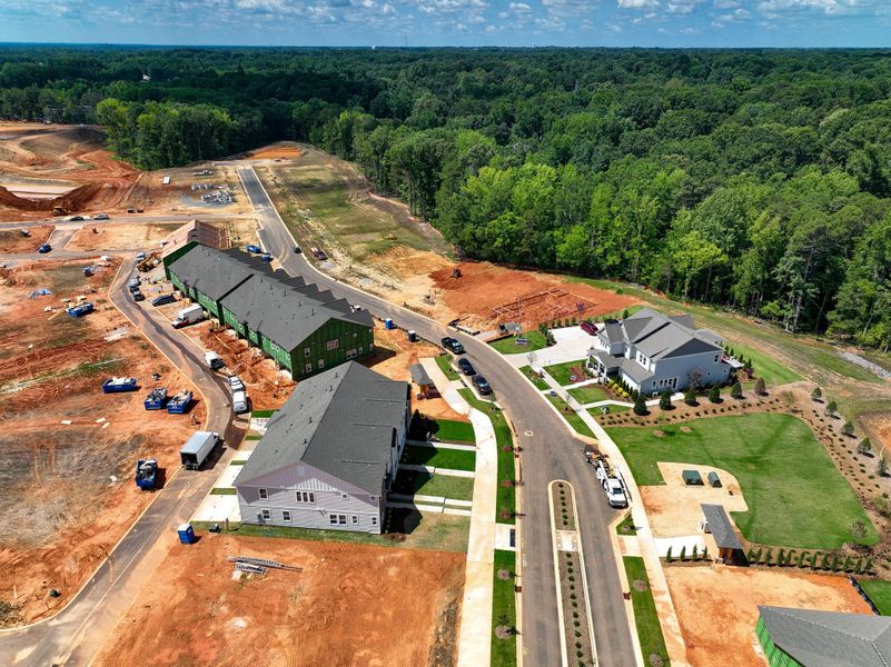 Homes under construction in the The Reserve at Cadia Village community in Matthews, NC (Image 9). Homes under construction in the The Reserve at Cadia Village community in Matthews, NC (Image 9).