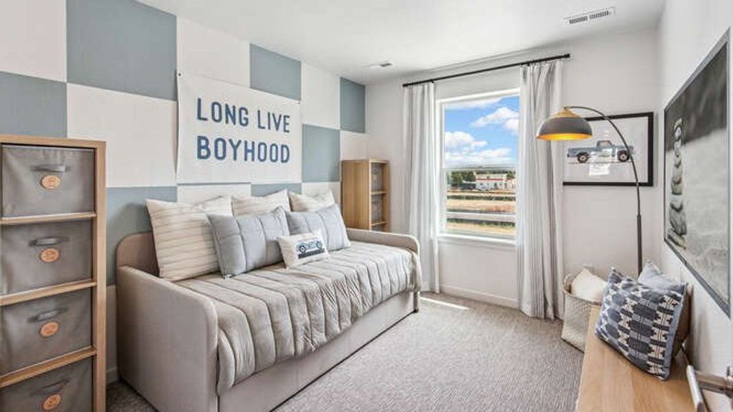 Furnished interior in a model home at Arcadia in Denver (Image 25).