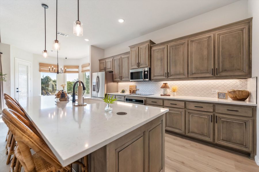 Furnished interior in a model home at Oak Grove Addition in Springtown (Image 22).