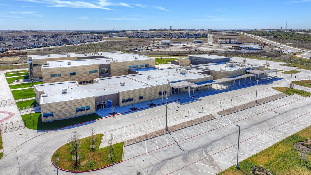 Aerial view of the Mayfair community in New Braunfels, TX, showing layout and nearby surroundings (Image 3).
