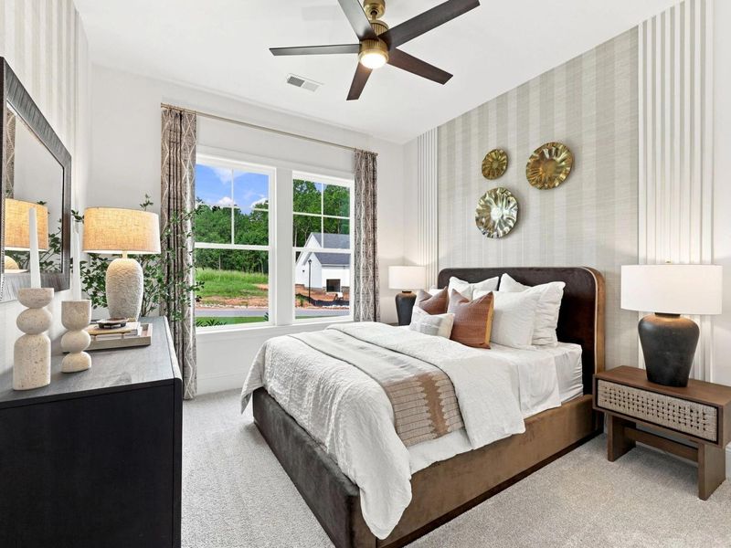 Furnished interior in a model home at Ashland in Holly Springs (Image 50).