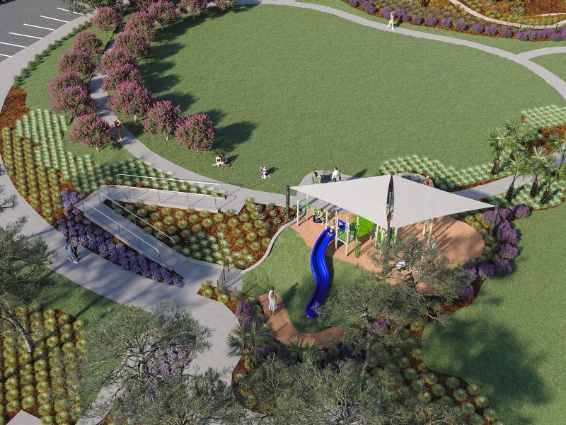 Rendering of the Amenities at Benton Hills.