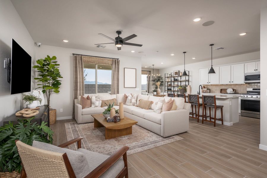 Great Room | Falcon | Wildera – Valley Series | New Homes in San Tan Valley, AZ | Landsea Homes