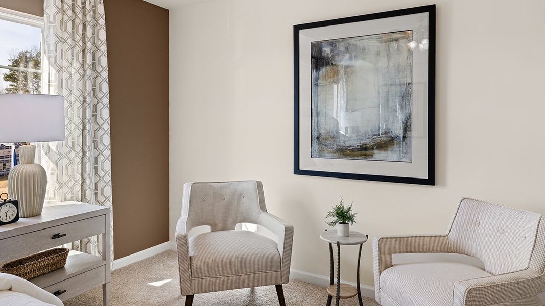 Furnished interior in a model home at Brooks Village in Dacula (Image 9).