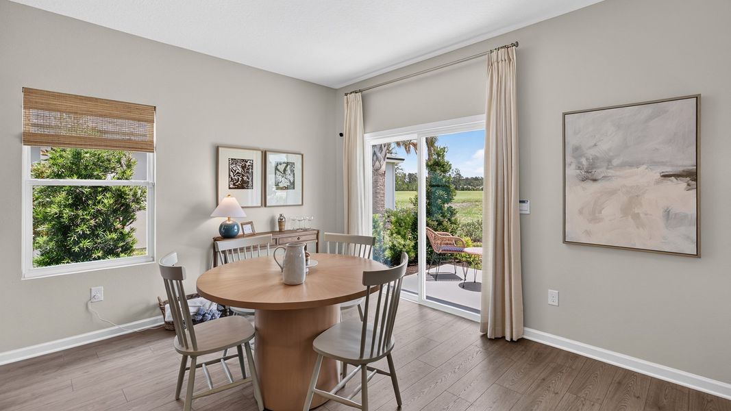Furnished interior in a model home at Bridle Creek in Jacksonville (Image 34).