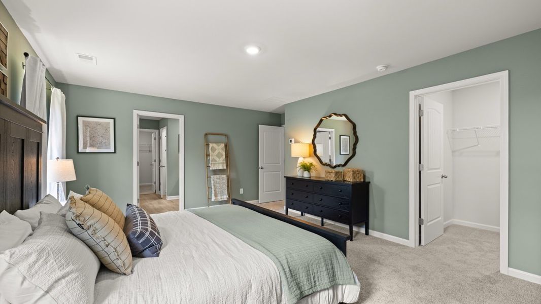 Furnished interior in a model home at Northwoods at Mirror Lake in Villa Rica (Image 17). Furnished interior in a model home at Northwoods at Mirror Lake in Villa Rica (Image 17).