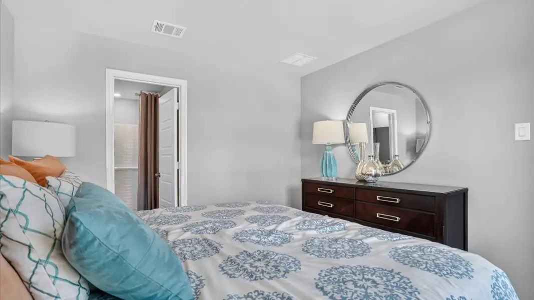 Furnished interior in a model home at Blackbird Estates in Mineral Wells (Image 18).