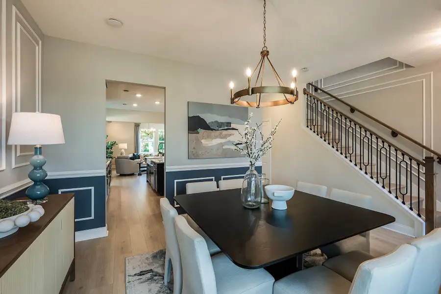 Furnished interior in a model home at Estates at Lake Jesup in Sanford (Image 4). Furnished interior in a model home at Estates at Lake Jesup in Sanford (Image 4).