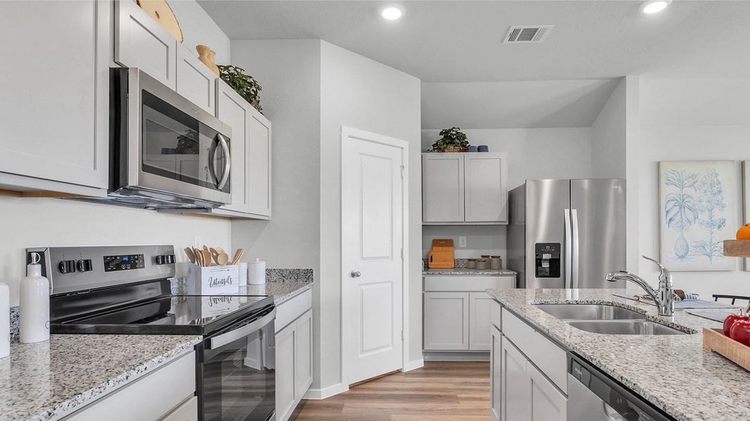 Furnished interior in a model home at Cornerstone in Rockdale (Image 6).