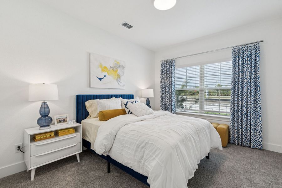 Furnished interior in a model home at Haven Ranch in Waxahachie (Image 13). Furnished interior in a model home at Haven Ranch in Waxahachie (Image 13).