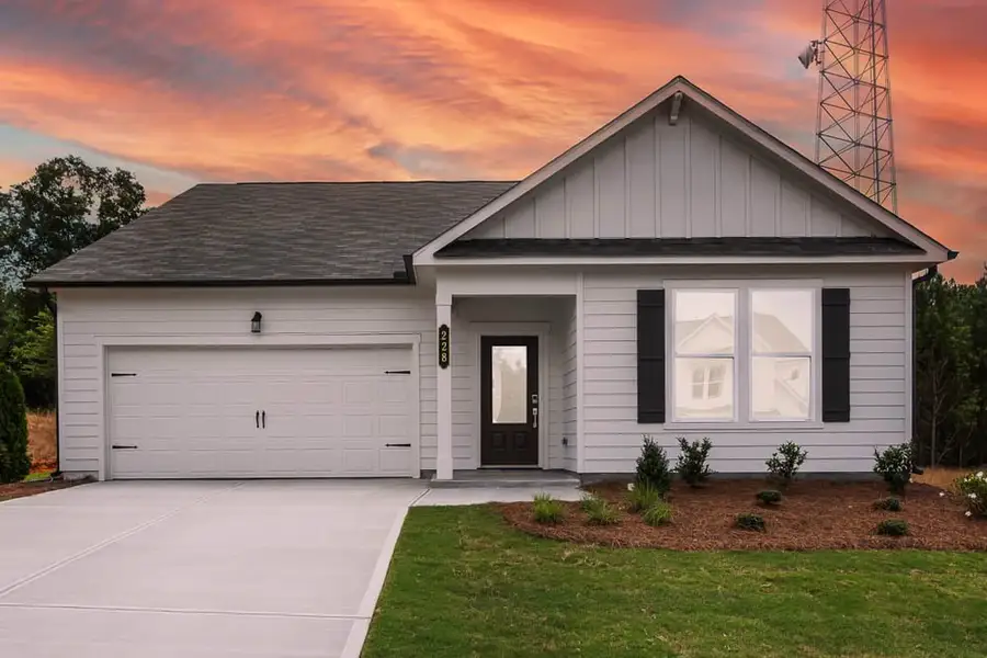 Front exterior of a home in the Weatherfield community, located in Buford, GA (Image 5).