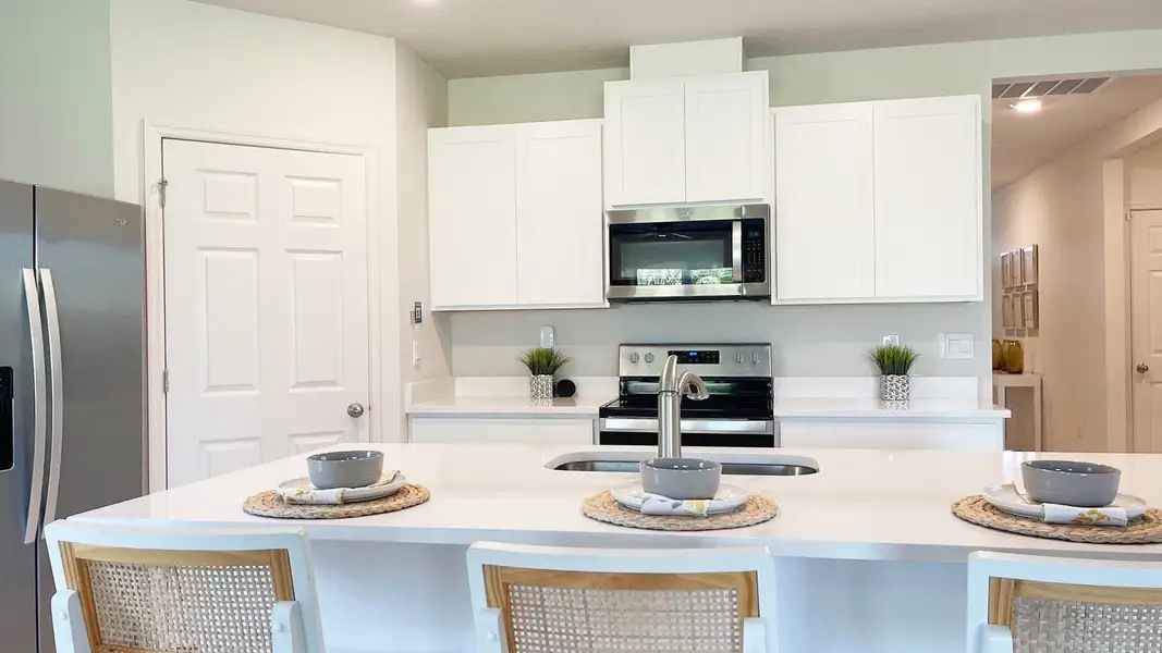 Furnished interior in a model home at Sebastian Highlands in Sebastian (Image 3).