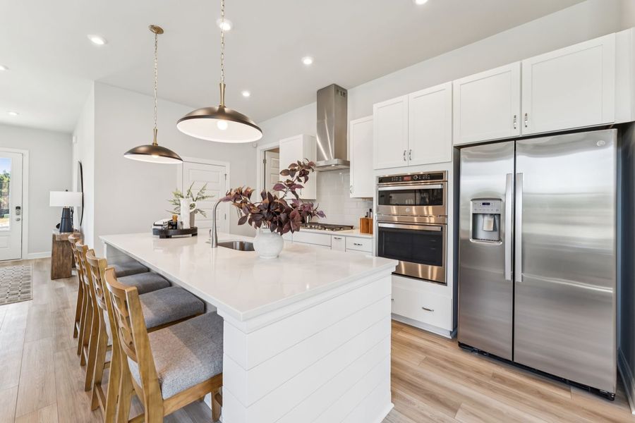 Chef inspired kitchen with large island Chef inspired kitchen with large island