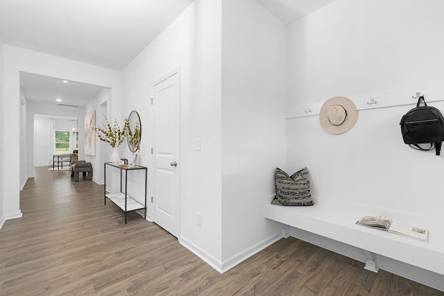 Furnished interior in a model home at Halls Grove in Fuquay Varina (Image 4).