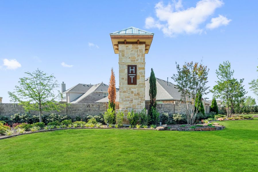 Hulen Trails Entry. New Homes in Fort Worth, TX