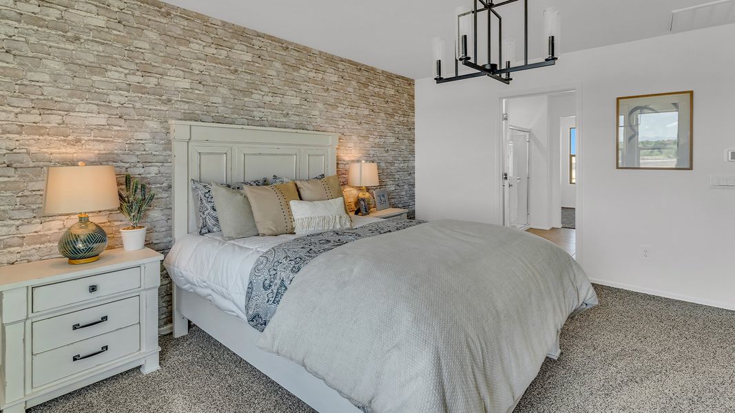 Furnished interior in a model home at Blackhawk in Tucson (Image 32).