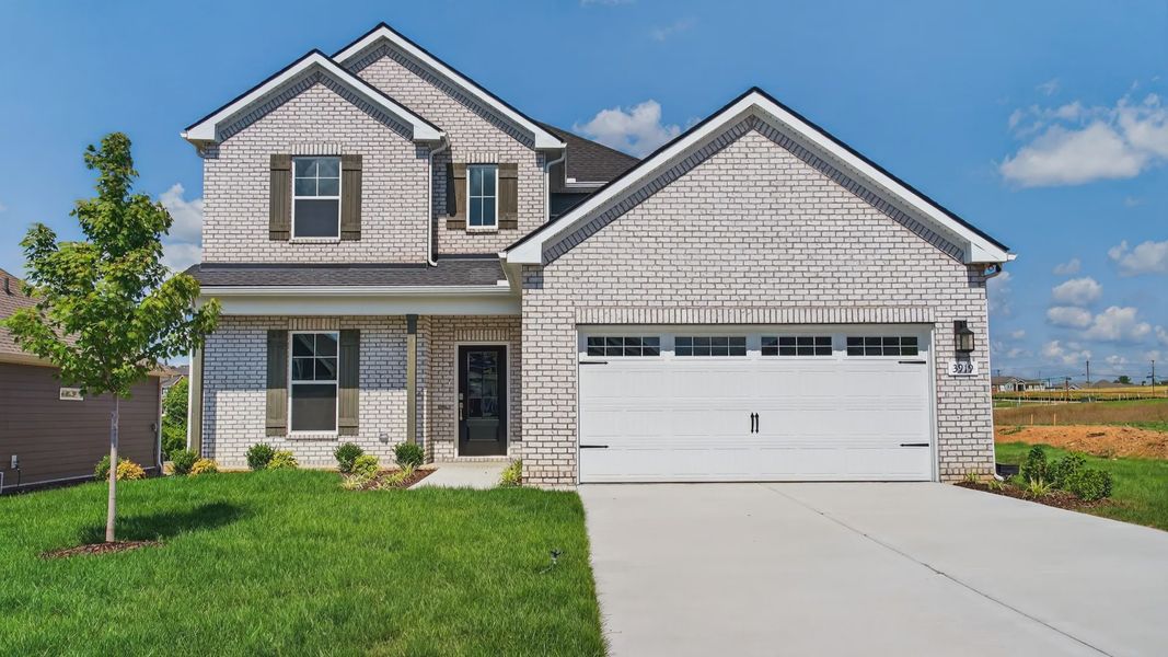 Front exterior of a home in the McClure Farms community, located in Columbia, TN (Image 2).