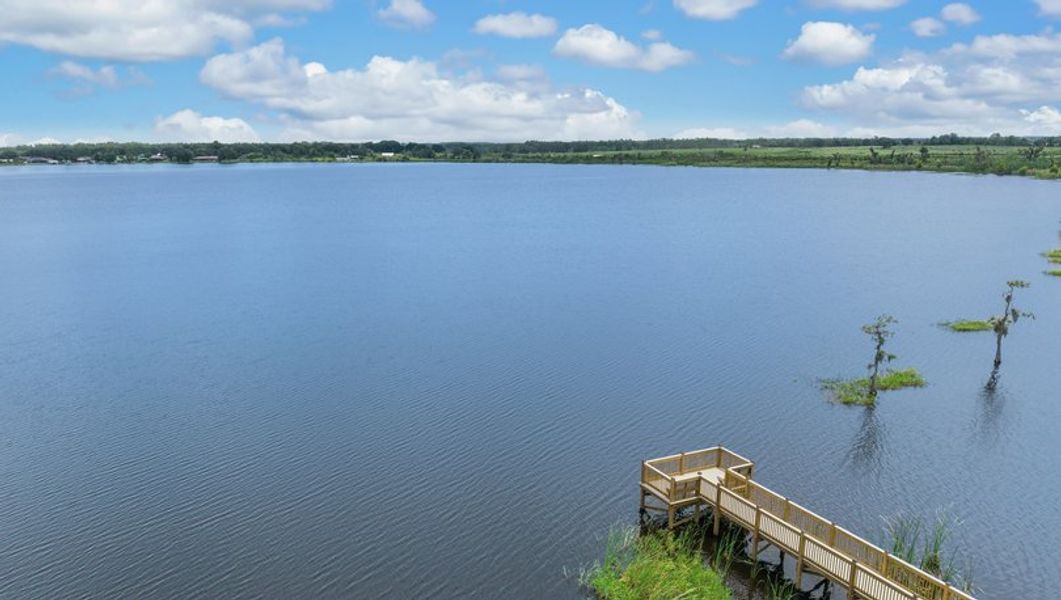 Fishing pier at Gum Lake